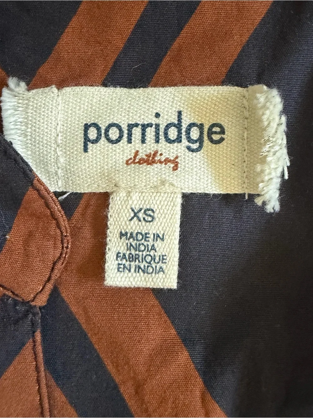 NWT PORRIDGE Anthropologie Geometric Print V-Neck Midi Dress Size XS - Picture 3 of 10